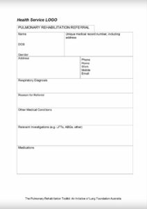 PF referral form